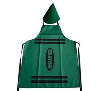 Tabliers crayon et chapeaux coniques de nain, costume de crayon de couleur crayon et chapeaux coniques amusants, pour adultes, hommes, femmes, groupe familial, déguisement amusant (H)