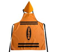 Tabliers crayon et chapeaux coniques de nain, costume de crayon de couleur crayon et chapeaux coniques amusants, pour adultes, hommes, femmes, groupe familial, déguisement amusant (E)