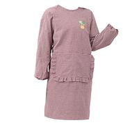 Tabliers de cuisine à manches longues pour femmes avec poches - Joli tablier de serveuse pour femmes - Tabliers de peintres pour adultes, rouge pastèque, taille unique