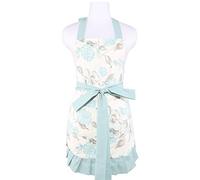 Tabliers de cuisine Neoviva « pour maman et moi » - Doublure appliquée - Style Kathy, Coton, Floral Hydrangea Clear Aqua, Adult Women