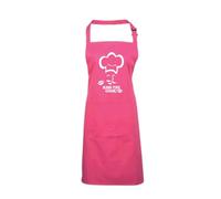 Tabliers de cuisine/pâtisserie en plusieurs couleurs 'Kiss the Cook' - Rose -