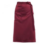 Tabliers de Serveur et Serveuse avec Poche, Tablier Court, Tablier de Cuisine Mi-Long pour Femme et Homme, Tablier à Taille Longue pour Restaurant Cuisine Cuisiniers Barista Barman (Vin Rouge)