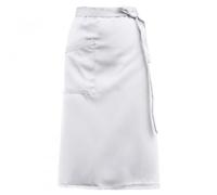 Tabliers de Serveur et Serveuse avec Poche, Tablier Court, Tablier de Cuisine Mi-Long pour Femme et Homme, Tablier à Taille Longue pour Restaurant Cuisine Cuisiniers Barista Barman (Blanc)