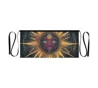 Tabliers de serveur pour serveuse Couleurs rêveuses Tarot Soleil et Lune Tablier Court 30,5 cm Tabliers de service résistants à l'eau