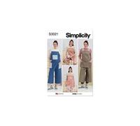 Tabliers et Pantalon Tabliers pour Jeunes Femmes - Patron 3021 - Model FR 30-48