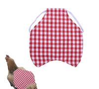 Tabliers pour poules, vêtements de poulet double couche ng, poulailler ulloverwest avec protection des ailes, accessoires de soins pour poules de petite, moyenne et grande taille