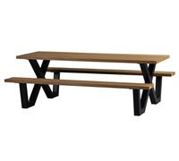 TABLO - Table de Picnic moderne Marron
