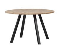 TABLO - Table de repas ronde en bois D 120 Marron