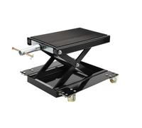 TABODD Cric de moto 500 kg avec 4 roues - Charge maximale - Cric de moto - Support de montage réglable de 120 à 390 mm - Support de moto - Réparation dans le garage