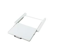 TABODD Kit d'empilage 60 x 54 cm avec étagère coulissante, cadre intermédiaire avec plaque extensible, kit d'empilage avec étagère coulissante, cadre de connexion pour machine à laver et sèche-linge,