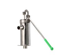 TABODD Pompe à eau en acier inoxydable - Pompe à eau manuelle - Pompe à eau manuelle - Pompe à eau secouée pour eaux souterraines jusqu'à 10 m de profondeur