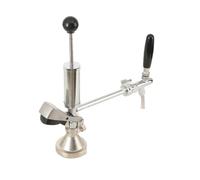 TABODD Pompe de fête en forme de tonneau de bière, en acier inoxydable, de 10,2 cm, pour pique-nique, fête, fût de bière, avec robinet à bière, pour brassage maison, pique-niques, événements de