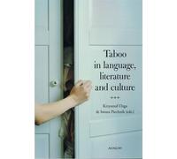 Taboo in language, literature and culture - Krzysztof Ozga (Littérature étrangère en anglais)