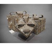 Tabor 8003429818869 Lot de 3 Paquets de Champs 15/20/25 pour Noël, décorations et Objets, Multicolore