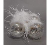 Tabor Iride Screz.8003429801663 Lot de 6 boules de Noël Décoration et Objets Multicolore