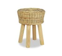 Tabouret 35 x 45 cm Rotin naturel