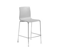 Tabouret 4 Pieds Empilable Sans Accoudoirs Scab Alice 2576 IG 82 Gris clair