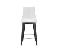 Tabouret 4 Pieds Sans Accoudoirs Scab Natural Zebra Antichoc 2811 FW 310 Blanc plein