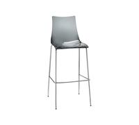 Tabouret 4 Pieds Sans Accoudoirs Scab Zebra Antichoc 2545 183 Transparent fumé