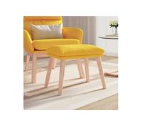 Tabouret 45x29,5x35 cm tissu mosterdgeel341431