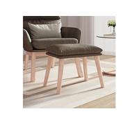 vidaXL Tabouret 45x29,5x35 cm tissu taupe341433 Taupe G