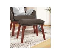vidaXL Tabouret 45x29,5x35 cm tissu taupe341466 Taupe G