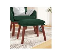 Tabouret 45x29,5x35 cm tissu vert foncé341462