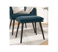 vidaXL Tabouret 45x29,5x35 cm velours bleu341514 Bleu G