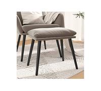 Vidaxl Repose-Pied Gris Clair 45x29,5x39 Cm Velours Multicolore