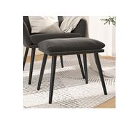 Tabouret 45x29,5x35 cm velours gris foncé341505