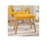 Tabouret 45x29,5x35 cm velours mosterdgeel341442