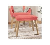 vidaXL Repose-pieds, 45 x 29,5 x 35 cm, velours rose