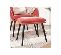 Tabouret 45x29,5x35 cm velours roze341508