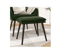 vidaXL Repose-pied Vert foncé 45x29,5x39 cm Velours 341506