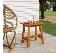Tabouret 45x29x45 cm Rectangulaire Bois d acacia solide Marron G