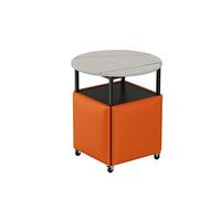 Tabouret 5 en 1 empilable avec cube de rangement et Vanity nizer Slate Siège étanche avec roue Vientiane Solution de siège créative