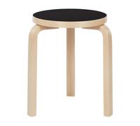 Tabouret 60 structure laqué claire clear lacquered solid birch base