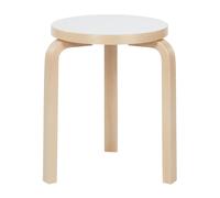 Tabouret 60 structure laqué claire clear lacquered solid birch base