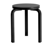 Tabouret 60 structure laqué lacquered solid birch base