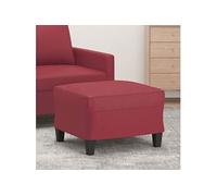 vidaXL Tabouret 60x50x41 cm similicuir bordeaux349339 Rouge G
