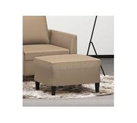 vidaXL Tabouret 60x50x41 cm similicuir cappuccino349292 Marron G