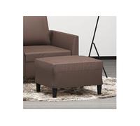 349289 vidaXL Repose-pied Marron 60x50x41 cm Similicuir