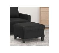 vidaXL Repose-pied Noir 60x50x41 cm Similicuir