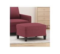 Tabouret 60x50x41 cm tissu bordeaux349333