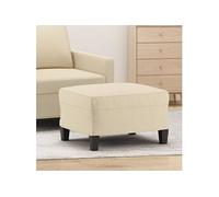 vidaXL Tabouret 60x50x41 cm tissu crème349329 Crème G