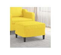 Tabouret 60x50x41 cm tissu geel349284