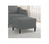 Tabouret 60x50x41 cm tissu gris foncé349280