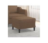 Repose-pied Jaune Clair 70x55x41 cm Tissu Tabouret Pouf Meuble Salon vidaXL