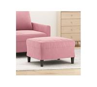 Tabouret 60x50x41 cm velours roze349296