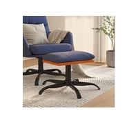 vidaXL Tabouret 60x60x36 cm tissu en similicuir bleu341611 Bleu G